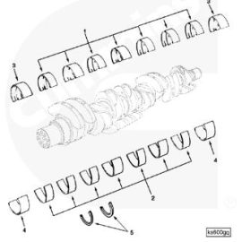 Cummins K38 K50 Main bearing set 3018210