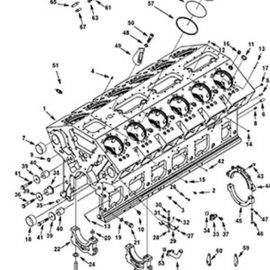 CCEC genuine cummins KTA38-M2 engine spare parts